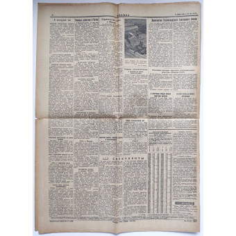 The main newspaper of the Communist Party Pravda, June 17, 1940. Espenlaub militaria