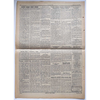The main newspaper of the Soviet Union Pravda, June 1, 1945. Espenlaub militaria