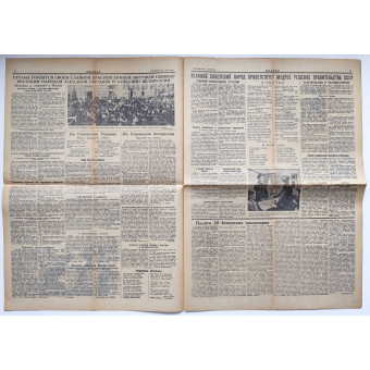 The main newspaper of the USSR Pravda, September 20, 1939. Espenlaub militaria