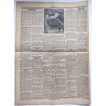The main Soviet newspaper Pravda, May 5, 1940. Espenlaub militaria