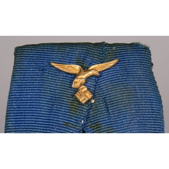 Médaille de 12 ans montée sur la barrette du ruban. Espenlaub militaria
