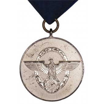 Médaille pour 8 ans de service dans la police. Espenlaub militaria
