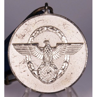 Médaille pour 8 ans de service dans la police. Espenlaub militaria