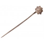 Miniatur der Tapferkeitsauszeichnung für Ostvölker in Silber mit Schwertern