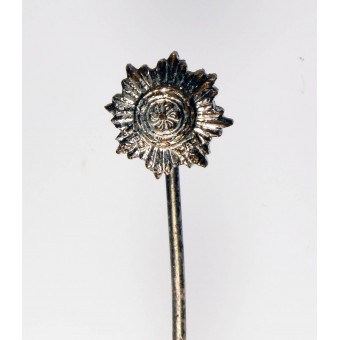 Miniatur der Tapferkeitsauszeichnung für Ostvölker in Silber mit Schwertern. Espenlaub militaria