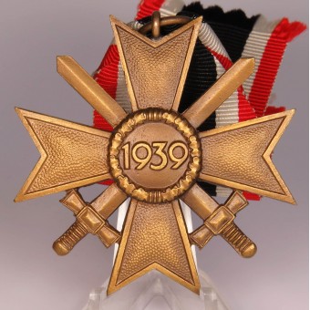 Mynt Krig Merit Kors med svärd Grad 2. Espenlaub militaria