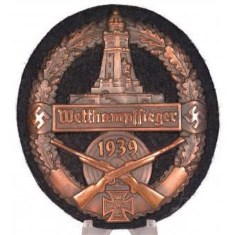 Wettkampfsieger Kyffhäuserbund 1939 sleeve shield. Espenlaub militaria