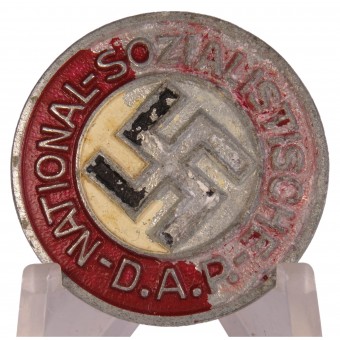 Zinken nazi partijbadge, RZM M1/17, Assmann. Espenlaub militaria