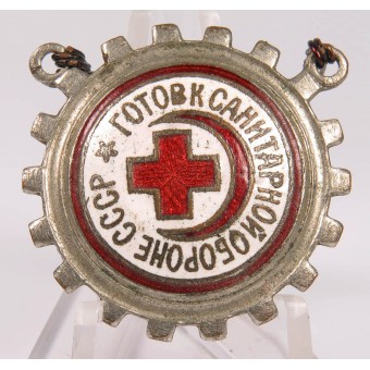 Badge Ready for medical defense of the Soviet Union, 1934. Espenlaub militaria