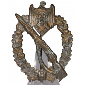 Infanteriets överfallsmärke i brons, Wiedmann 