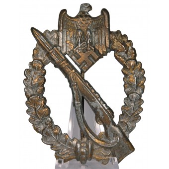 Infantry Assault Badge in Bronze,  Wiedmann ÜÜ. Espenlaub militaria
