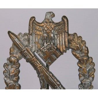 Insignia de Asalto de Infantería en Bronce, Wiedmann ÜÜ. Espenlaub militaria