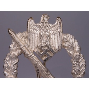 Jalkaväen rynnäkkömerkki hopeaa, Wilhelm Hobacher. Espenlaub militaria