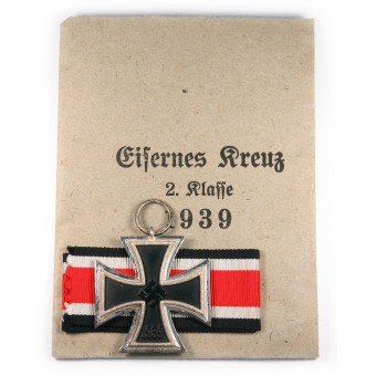 IJzeren Kruis 2e Klasse met papieren zak. Espenlaub militaria