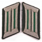 Matching Gebirgsjäger officers collar tabs