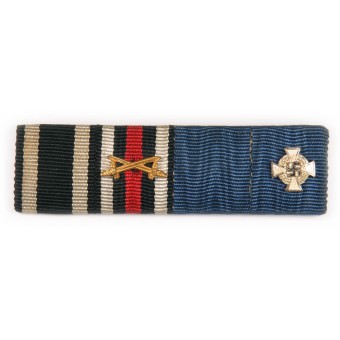 Ribbon Bar voor WW1 veteraan met 4 onderscheidingen. Espenlaub militaria
