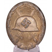 Серебряный знак 1939 г. за ранение, "107"