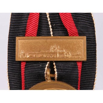 Судетская медаль с планкой за Прагу. Espenlaub militaria