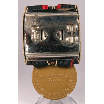 Medalla de los Sudetes con barra de Praga. Espenlaub militaria