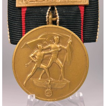 Médaille des Sudètes avec barrette de Prague. Espenlaub militaria