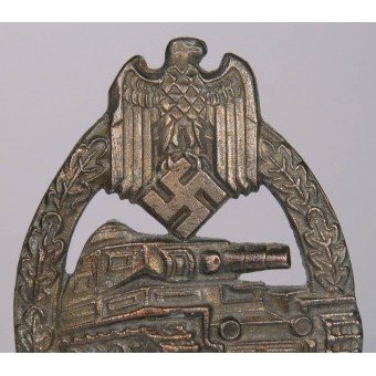 Stridsvagnsmärke i brons, okänd EWE. Espenlaub militaria