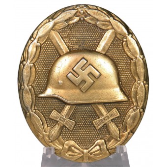 Wound Badge in Gold, Hymmen & Co.. Espenlaub militaria