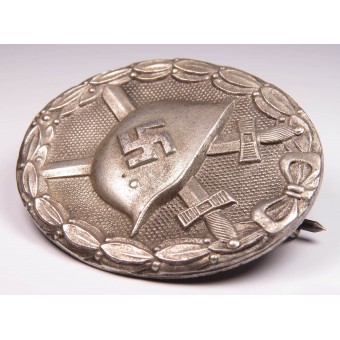 Insignia de la herida en plata, L22 Glaser e hijo. Espenlaub militaria