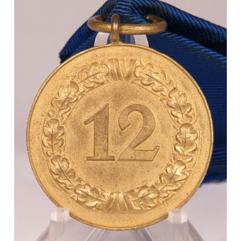 Медаль за 12 лет выслуги в вермахте на ленте. Espenlaub militaria