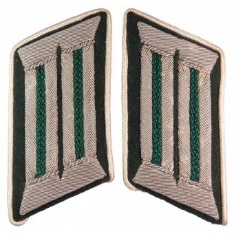 Administrative Officials Collar Tabs matching pair. Espenlaub militaria