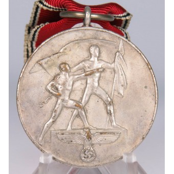 Oostenrijkse Anschluss-medaille op een lint. Espenlaub militaria