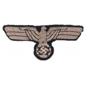 Águila de pecho de oficial bordada del Heer