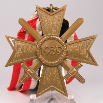 Крест Kriegsverdienstkreuz Klasse 2, 1939. Espenlaub militaria