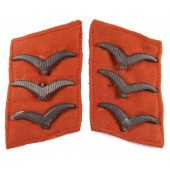 Luftwaffe seinen Obergefreiter Halsband Tabs