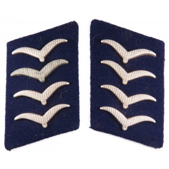 Medische Luftwaffe Halsband Tabs. Espenlaub militaria