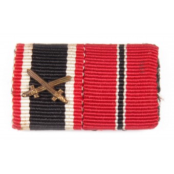 Ribbon bar for KVK2 and Eastern Front Medal. Espenlaub militaria
