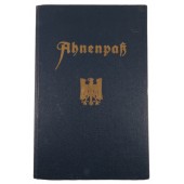 1939 Ahnenpass Voorouderboek van de Arische afstamming