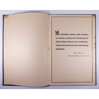 1939 Ahnenpass Arjalaisen sukulinjan esi-isien kirja (Ahnenpass Ancestors Book of the Aryan lineage). Espenlaub militaria