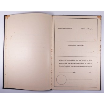 1939 Ahnenpass Förfädernas bok om den ariska ätten. Espenlaub militaria