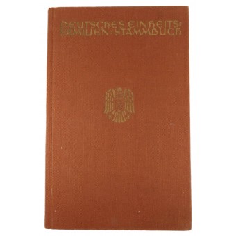 1939 Фамилиентштаммбух Генеологическая книжка. Espenlaub militaria
