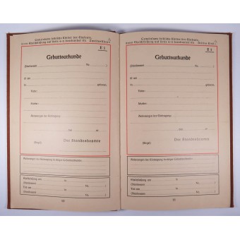 1939 Familienstammbuch Genealogische Zusammenfassung. Espenlaub militaria