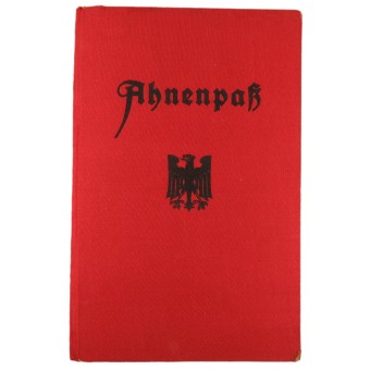 1940-1941 Ahnenpass Libro degli antenati della stirpe ariana. Espenlaub militaria