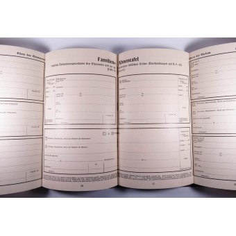 1943 Familienstammbuch Registro familiar. Espenlaub militaria