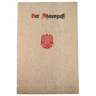 Ahnenpass Ancestors Book of the Aryan lineage. Espenlaub militaria