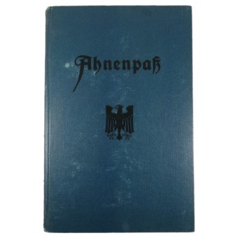 Ahnenpass with Photo Ancestors Book of the Aryan lineage. Espenlaub militaria