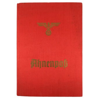 Blank Ahnenpass Ancestors Book of the Aryan lineage. Espenlaub militaria