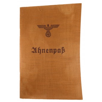 Пустой Ahnenpass Книга предков арийской линии. Espenlaub militaria