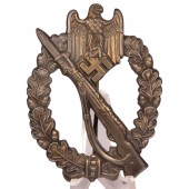 Insigne d'assaut de l'infanterie Rudolf Souval en bronze