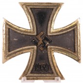 Curved Iron Cross 1st Class Alois Rettenmaier