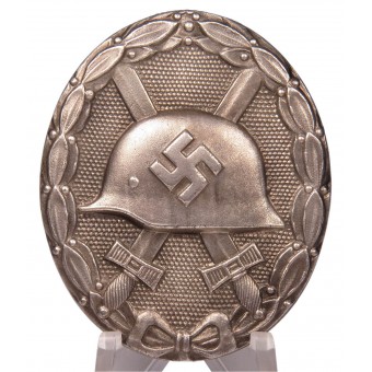 Glaser & Söhne L/22 Wound Badge in Silver. Espenlaub militaria
