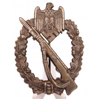 Insigne dassaut de linfanterie en bronze. Espenlaub militaria